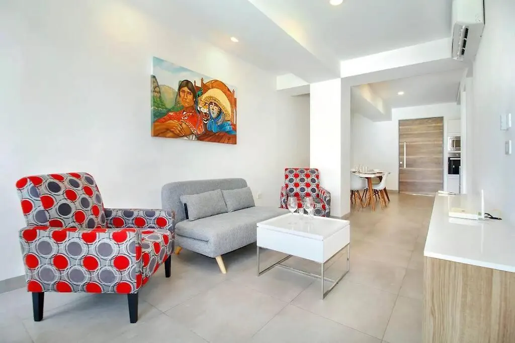Brightness & Spacious 1 Bedroom Playa del Carmen Apartmán